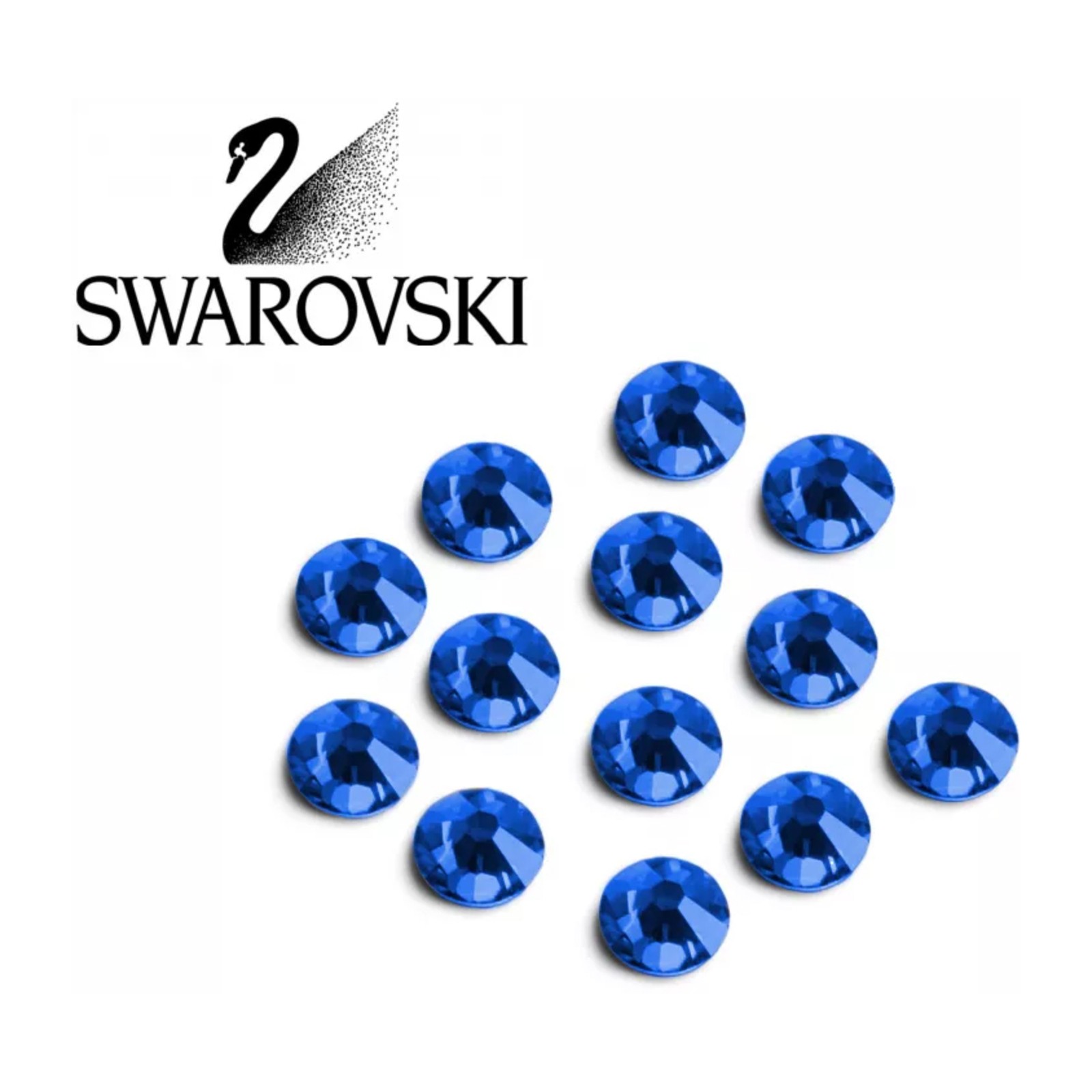 Swarovski kristályok -  SS5 Capri kék